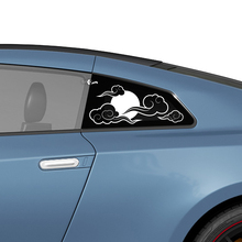 Finestra posteriore laterale Giappone Stile grafico Kit di adesivi per Nissan GT-R
 3