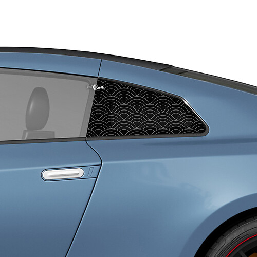 Finestra posteriore laterale Giappone Stile grafico Kit di adesivi per le decalcomanie per Nissan GT-R 2

