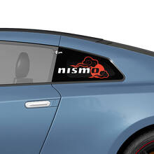 Finestra posteriore laterale in stile NISMO DECALS CONSIDERS BIT per Nissan GT-R
 2