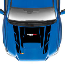 Adesivo in vinile con blocchi geometrici TRD PRO per cofano Toyota Tacoma_2