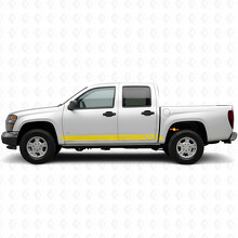 Strisce Viniliche Topografiche a Fascia per Porta e Battitacco per Chevrolet Colorado 1ª Gen 2004-2012_3