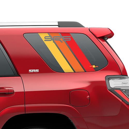 SR5 Quarter Finestra Strisce Heritage Stripes Kit di decalcomanie per Toyota 4Runner per Toyota 4Runner
