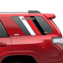 SR5 Quarter Finestra Strisce Heritage Stripes Kit di decalcomanie per Toyota 4Runner per Toyota 4Runner
 3