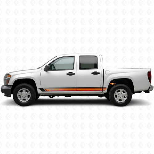 Strisce in vinile vintage per porta e pannello laterale Chevrolet Colorado 1ª Gen 2004-2012