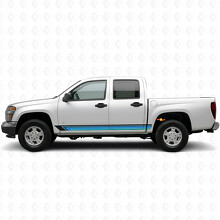 Strisce in vinile vintage per porta e pannello laterale Chevrolet Colorado 1ª Gen 2004-2012_2