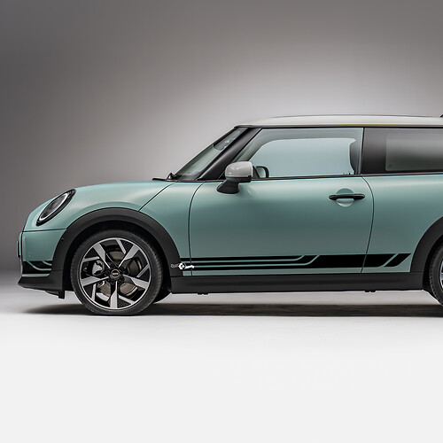 Porte anteriori laterali Decal grafico a strisce da corsa per mini cooper
