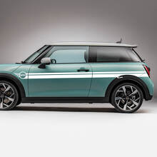 Side Mini Doors Racing Stripes Decal grafico per Mini Cooper S
 2