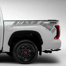 Adesivi in Vinile da Comodino con Mappa Topografica Stile TRD per Toyota Tundra_2