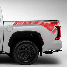Adesivi in Vinile da Comodino con Mappa Topografica Stile TRD per Toyota Tundra_3
