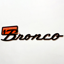 Bronco Big Bend Fender Badges Emblema del portellone del portellone 3D Black Black vs Orange
 4