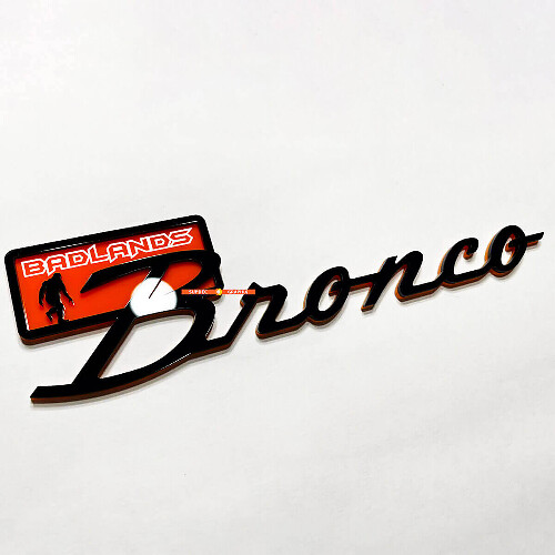 Distintivo 3D Yeti Sasquatch per Musclecar Horse Badlands