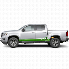 Strisce in vinile a motivo catena montuosa per porte e pannelli sottoporta per Chevrolet Colorado 2ª Gen 2015-2022_6
