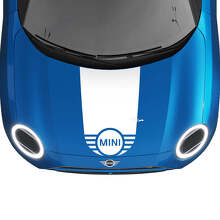 Adesivo grafico a strisce centrali per cofano MINI Cooper Rally Racing.
 2
