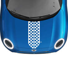Mini Hood Racing Central Stripe Rally Decal Graphics Adesivo per Mini Cooper
 2