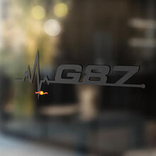 La BMW G87 è nella mia decalcomania adesiva per la finestra del cardiaco del sangue
 2