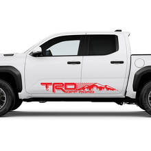 Adesivi laterali per pannelli sottoporta TRD Off Road Mountains Forest per Toyota Tacoma 4a generazione
 3