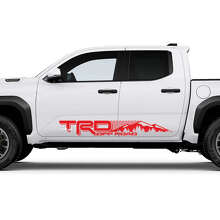 Adesivi laterali per pannelli sottoporta TRD Off Road Mountains Forest per Toyota Tacoma 4a generazione
 3