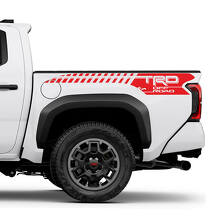 Adesivo Vinile a Strisce Stroboscopiche TRD Off-Road per Fianco Letto Toyota Tacoma_3