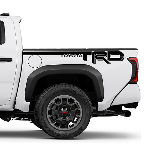 TRD OFF OFF STRADA CAMPILE DECALI DI CAMIO DELLA STRADA PER TOYOTA TACOMA 4 ° GEN
