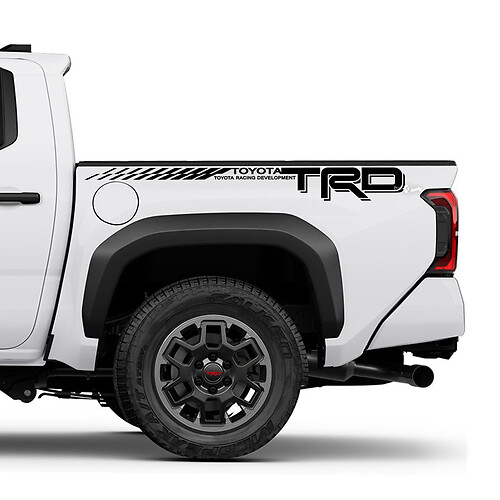 TRD OFF OFF STRADA CAMPILE DECALI DI DECALI DEL MADULO STRADA PER TOYOTA TACOMA 4 ° GEN 1
