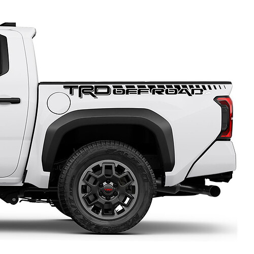 TRD OFF OFF STRADA CAMPILE DECALI DI CAMION STRADA PER TOYOTA TACOMA 4 ° GEN 2
