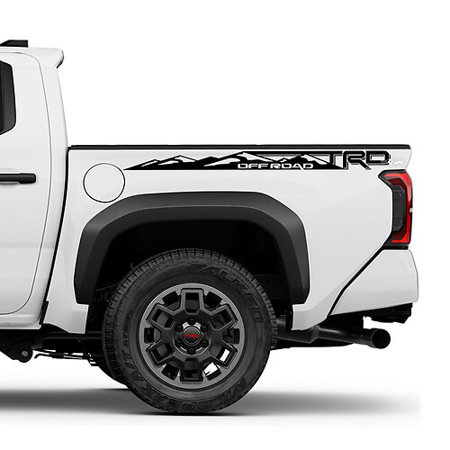 Montagne TRD fuori strada per camion per camionali per le decalcomanie per Toyota Tacoma 4a generazione
