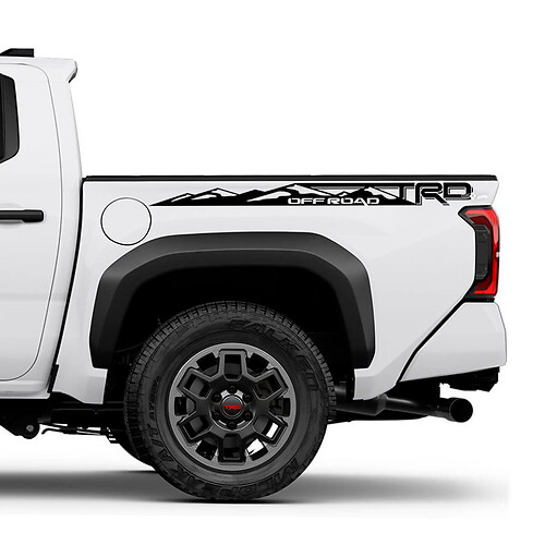 Montagne TRD fuori strada per camion per camionali per le decalcomanie per Toyota Tacoma 4a generazione
