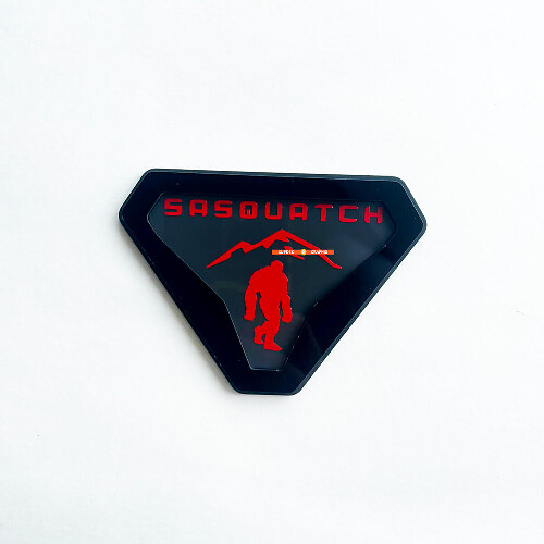 Distintivo 3D Parafango o Portellone Sasquatch Yeti Bigfoot