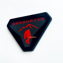 Sasquatch yeti bigfoot fender badges tailgate emblem 3d badge
 3