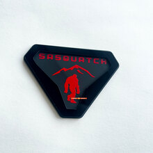 Sasquatch yeti bigfoot fender badges tailgate emblem 3d badge
 4