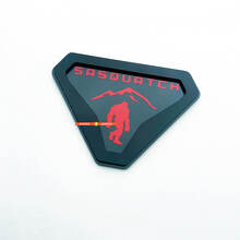 Distintivo 3D Parafango o Portellone Sasquatch Yeti Bigfoot_7