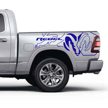 Adesivi in Vinile con Logo Rebel da Posizionare a Bordo Porta per Dodge Ram Rebel_2