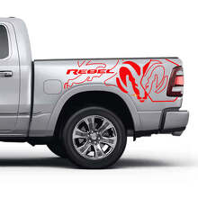 Adesivi in Vinile con Logo Rebel da Posizionare a Bordo Porta per Dodge Ram Rebel_3