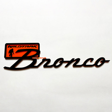 BRONCO Wildtrak Fender Badges Emblema del portellone del portellone 3D BADGE VS ORANK
 2