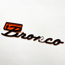 BRONCO Wildtrak Fender Badges Emblema del portellone del portellone 3D BADGE VS ORANK
 3