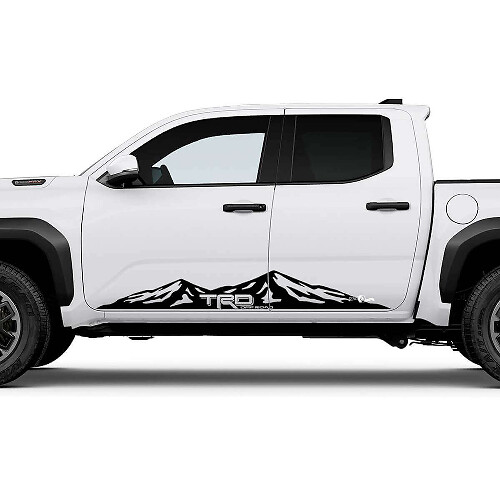 Adesivi Decalcomanie Fianchi Laterali TRD Off Road Montagne 2 per Toyota Tacoma 1