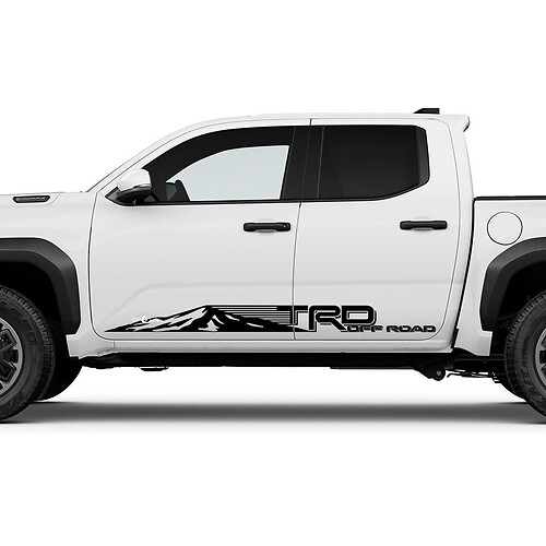 TRD OFF STRADA US Side Mountains Pannello di bilanciere adesivi per Toyota Tacoma 2
