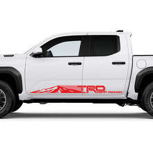 Adesivi Strisce Montagne TRD Off Road per Pannello Laterale Rocker per Toyota Tacoma 3