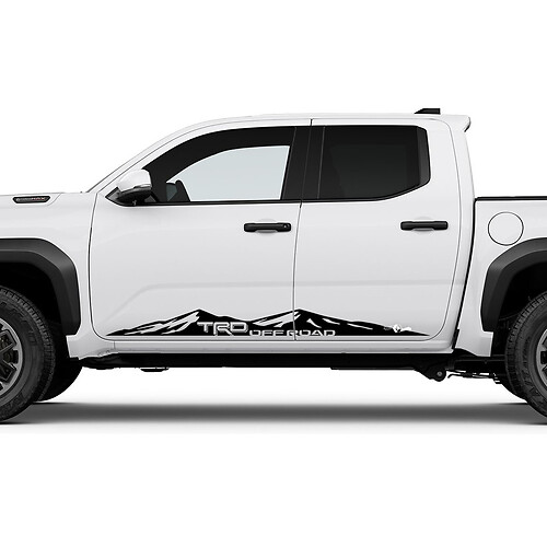 TRD OFF STRADA US Side Mountains Pannello di bilanciere adesivi per Toyota Tacoma 2
