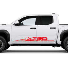 Adesivi Decalcomanie per Minigonne Laterali TRD Off Road Side Mountains 3 per Toyota Tacoma 3