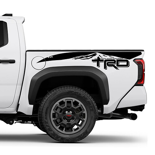 TRD OFF OFF ROAD MONTAGNE AVIDALI DECALLE TRIMPAGGIO PER TOYOTA TACOMA 2
