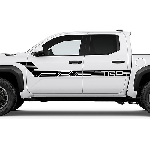 TRD OFF PORTH STRADA STRADA SECALI DECALLE PER TOYOTA TACOMA 4 ° GEN
 1