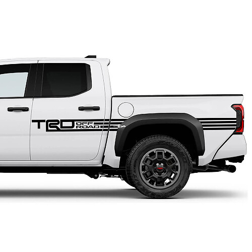 TRD OFF PORTE STRADA LATTO CHE USA TRUCK DECALS AVIDERS PER TOYOTA TACOMA 4 ° GEN
