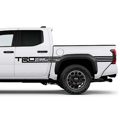 Adesivo Vinilato Laterale Strisce Fuoristrada TRD per Toyota Tacoma