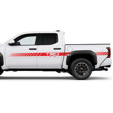 TRD OFF PORTE STRADA LATURA LATTO A BASTRO STRIPE TRIMPALE AVIDERI PER TOYOTA TACOMA 4 ° GEN
 3