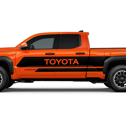 Porte Adesivi per camion a strisce laterale per Toyota Tacoma
