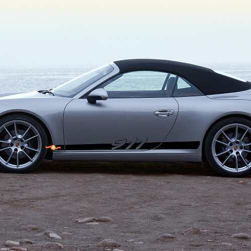 Adesivo per decalcomanie del kit a strisce 911 laterale per Porsche 911

