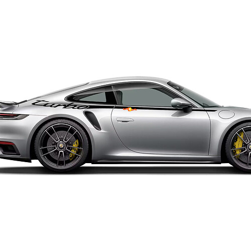 Side 911 Turbo 50 anni Porte Stripes Kit Decal Adesivo per Porsche 911

