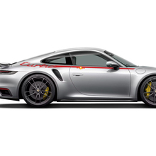 Side 911 Turbo 50 anni Porte Stripes Kit Decal Adesivo per Porsche 911
 3