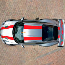 Stripes 911 GT3 Rs Cup Coppa del tetto del tetto Kit decalcomania per Porsche 911 GT3 RS
 3